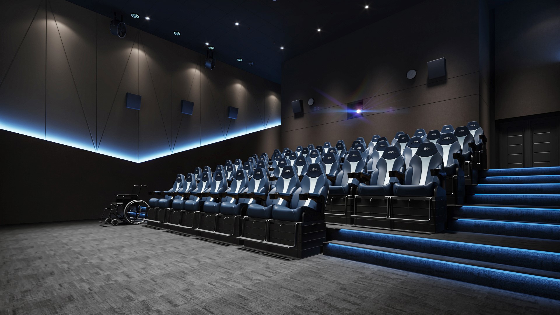 青岛市科技馆4D影院建设